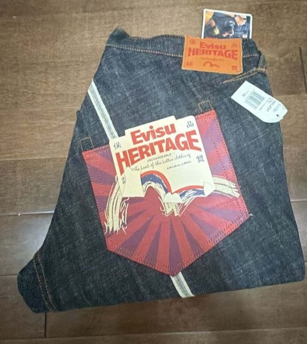 Vintage Evisu Heritage Denim Jeans Multi-Coloured size 38/42/44 available